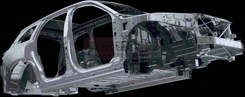 新能源汽車(chē)鋁框架